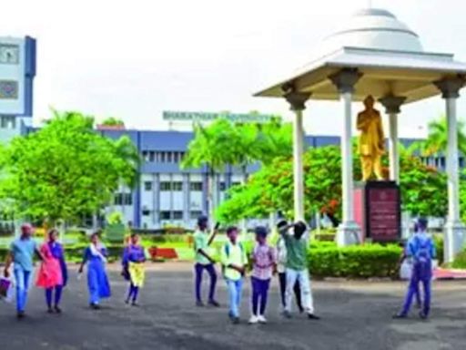 Bharathiar University staff indefinite strike | Coimbatore News - Times of India