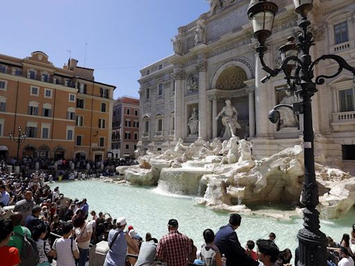 Roma se plantea establecer un sistema de reservas para visitar la Fontana de Trevi