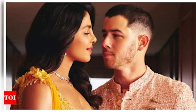 Priyanka Chopra wears stunning necklace; Nick Jonas opts for vintage glam at Ambani's grand wedding: Details Inside | - Times of India