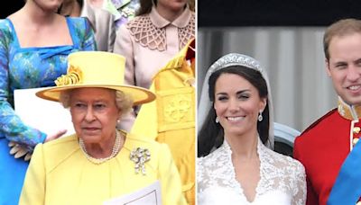 How Queen Elizabeth II Broke Protocol at Prince William and Princess Kate’s Wedding