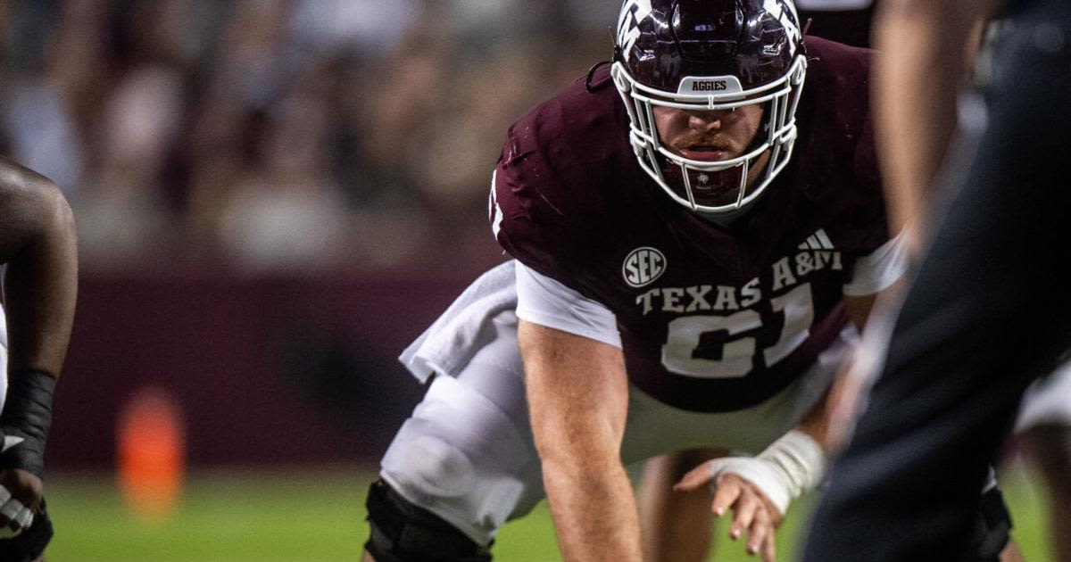 Texas A&M center Bryce Foster no longer with the team