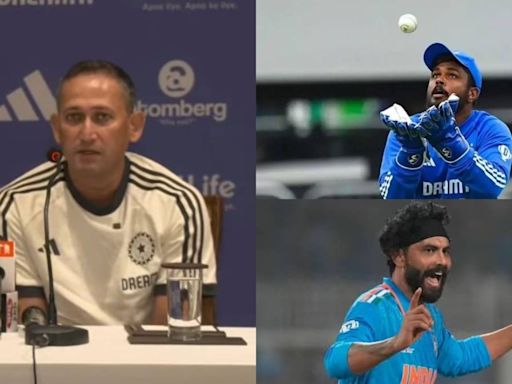 Ajit Agarkar's unflinching response to Sanju Samson omission; ends suspense behind Ravindra Jadeja's future post ODI axe