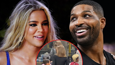 Khloe Kardashian Brings Kids to See Tristan Thompson Play for 1st Time