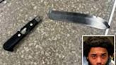 Knife-wielding maniac punches two NYPD cops, breaks police car window with officers inside: sources