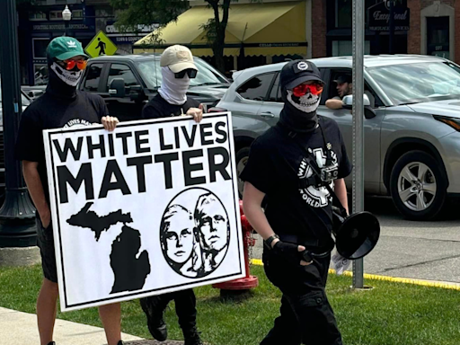 ‘We love Hitler. We love Trump.’: White supremacists march through Howell