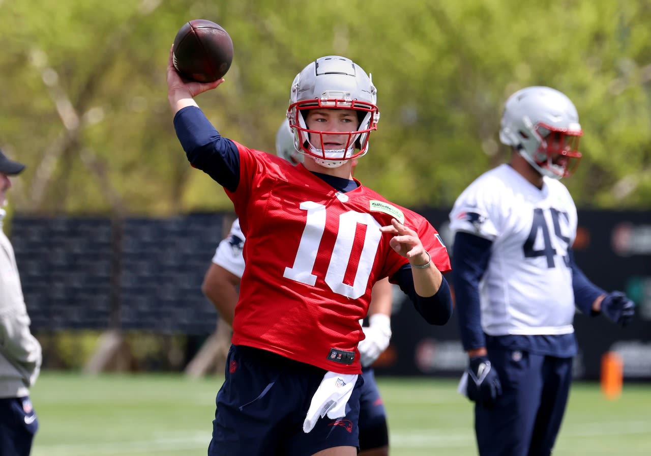 An inside look at Drake Maye’s day at Patriots rookie minicamp