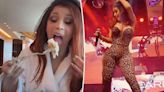 Cardi B reacts to body-shaming trolls calling her ‘fat’ after performance — with a plate of pancakes