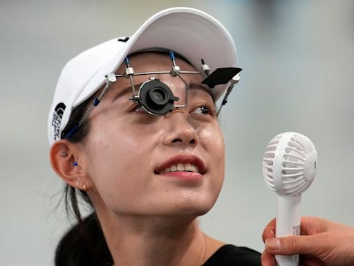 South Korean Olympic pistol shooter goes viral for striking appearance