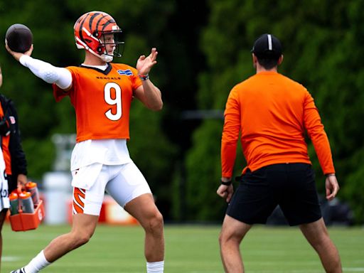 Joe Burrow Highlights Young Receiver Development Without Ja'Marr Chase at Training Camp