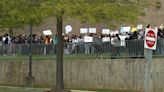 Northwood High School students stage walk out to protest construction delays at Woodward High School