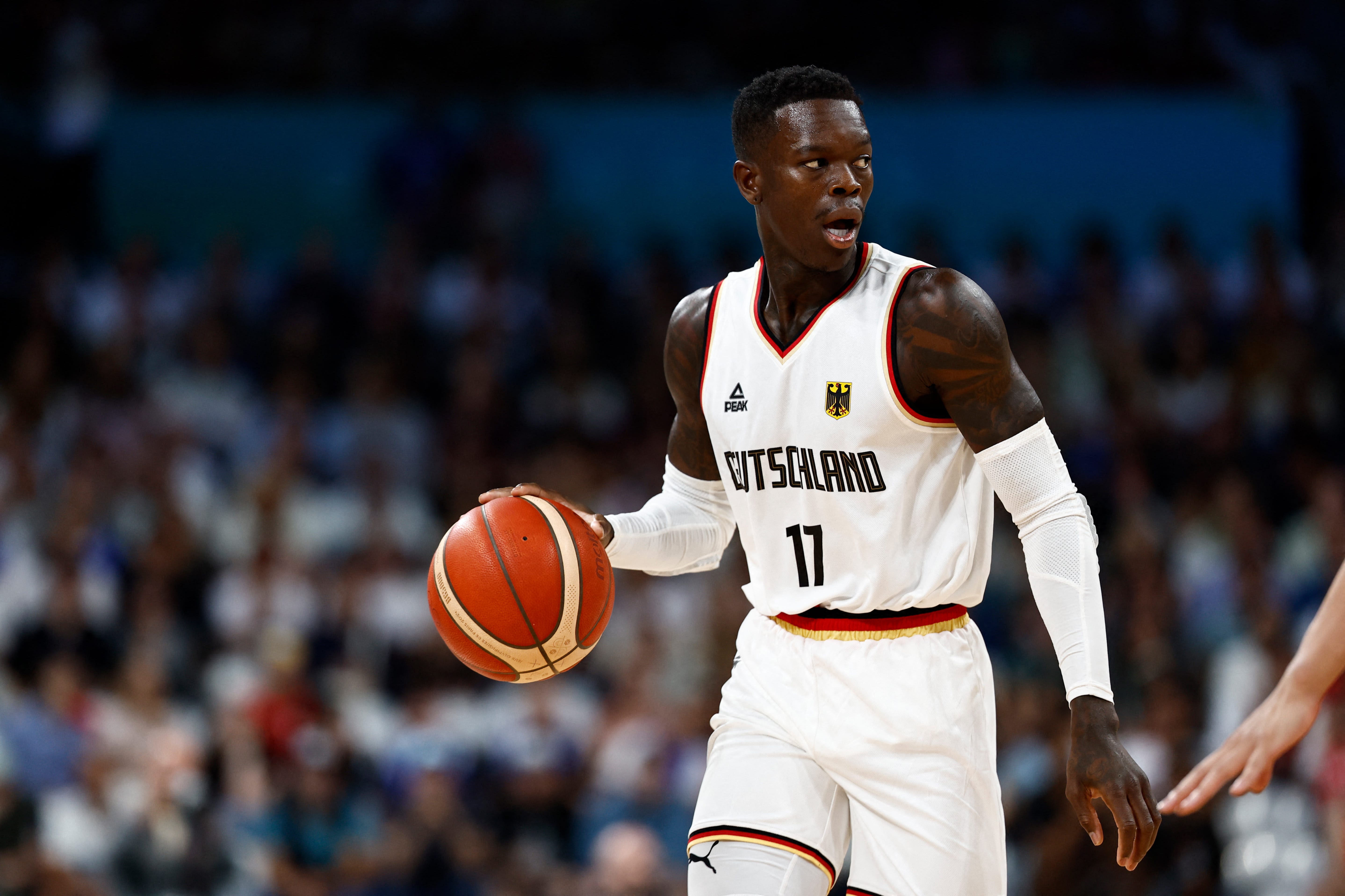 Nets' Dennis Schroder, Germany defeats Japan 97-77 in Paris