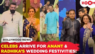 Anant Ambani and Radhika Merchant's wedding: Nita Ambani talks to photographers; Sanjay Dutt arrives