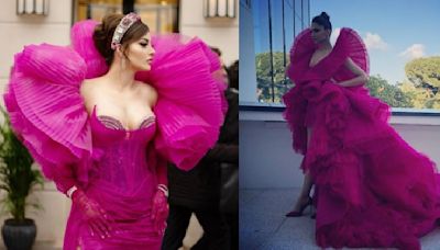 Cannes 2024: Did Urvashi Rautela's Look Draw Inspiration From Deepika Padukone's 2018 Hot Pink Gown?