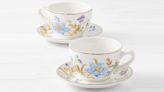 Bridgerton-themed home collection includes teacups, linens, and sweet treats