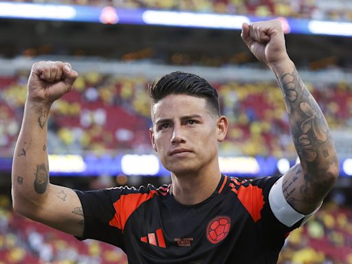 James Rodríguez, Davies y Raphinha lideran el equipo de la semana 3 en Copa América