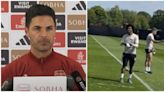 Mikel Arteta has reacted to Fulham players flying kites in training before Man City clash