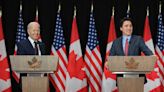 Biden and Trudeau vow cooperation on trade, security after talks in Canada
