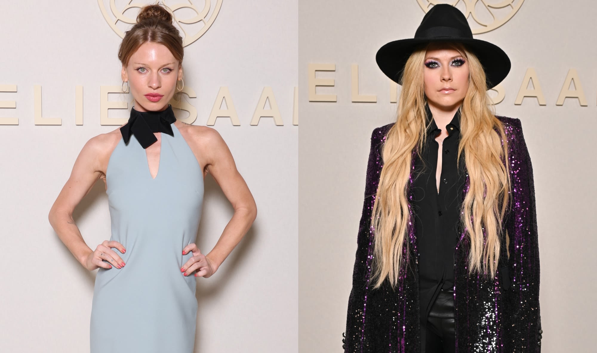 Ivy Getty Gives the Minidress a Retro Spin, Avril Lavigne Goes Rocker Chic and More From the Elie Saab Fall 2024 Couture Show During...