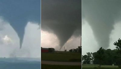 Damaging tornadoes tear across America's heartland before threat shifts to I-95 corridor Monday