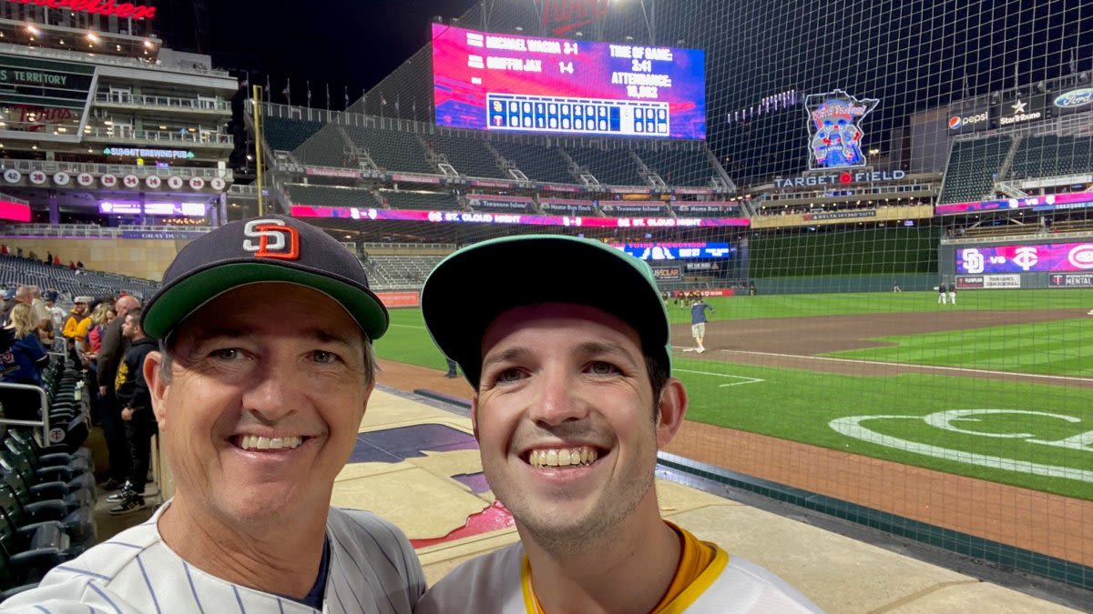 San Diego father, son complete quest, see Padres play every MLB team in every stadium