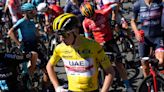 Tadej Pogacar fights to hang on to the yellow jersey at the Tour de France