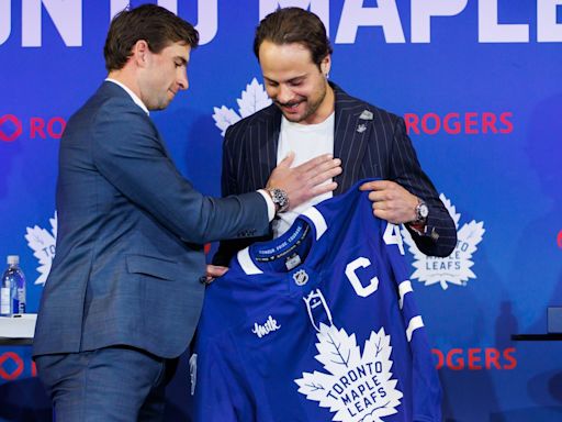 'It was a smooth process:' Matthews inherits Leafs captaincy from Tavares