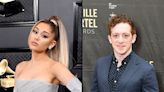 Ariana Grande Is All Smiles With Boyfriend Ethan Slater While Backstage at a Broadway Show