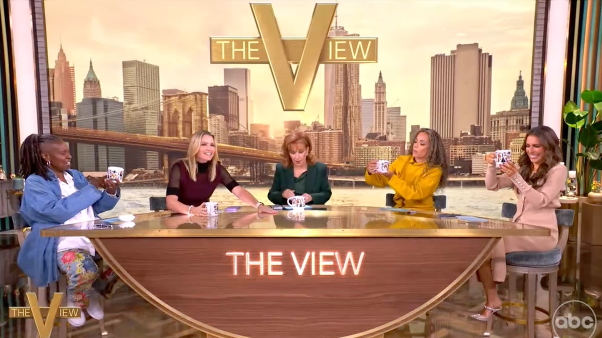 The View unveils ‘$10m’ studio with new mugs & space ‘so big’ Joy ‘gets lost’