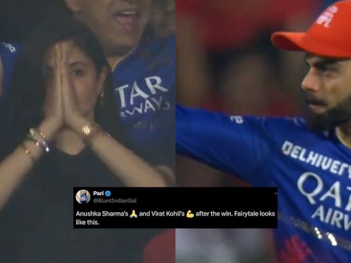 Anushka Sharma's Ecstatic Jump Goes Viral After RCB's Win Over DC Fuels Play-off Hopes; Leaves Fans Delighted