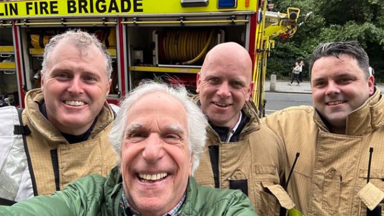 Henry Winkler evacuated from hotel after fire breaks out, calls firemen his ‘favorite human beings’