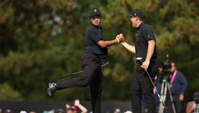 Clean sweep by Internationals in foursomes to tie USA 5-5 at Presidents Cup