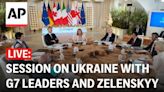 LIVE: Session on Ukraine with G7 leaders and President Zelenskyy