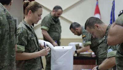 La participación electoral del Ejército en las elecciones europeas: el 75% de los militares desplegados en misiones internacionales ya han votado por correo