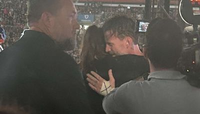 Stephanie McMahon And CM Punk Hugged After His Match At WWE SummerSlam