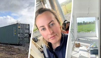 'I sold all my belongings and now live off grid in a container home'