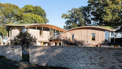 Architects design home to blend in with the landscape: 'This project was about finding a way to live in harmony with the surrounding environment'