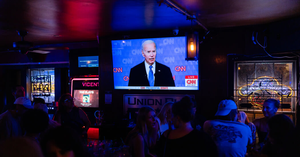 How Biden’s Stumbles Collided With a Right-Wing Conspiracy Theory