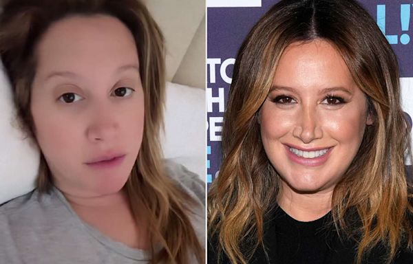 Ashley Tisdale Says Being Pregnant and Sick Is ‘Horrible’ as She Shares Video from Her Bed: ‘No Fun’