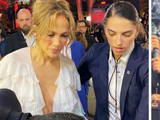 Guardaespaldas opaca a Jennifer Lopez en evento en la CDMX