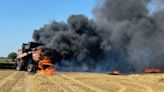 Farmers create firebreaks to prevent combine fire disaster - Farmers Weekly