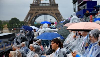 París 2024: Llueve en la capital de Francia antes del comienzo de la ceremonia
