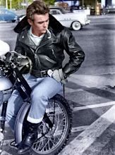 James Dean riding a motorcycle.....fender (1955) : r/OldSchoolCool