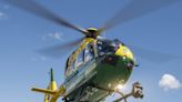 Air ambulance spotted landing in New Forest