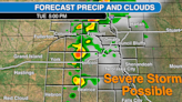 Threat for severe storms returns to Nebraska and Iowa Tuesday. Here's what to expect