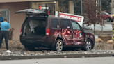 Roads blocked after three car crash at Murray and Carefree