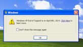 Windows end-of-life pop-ups: Watch their long, annoying history