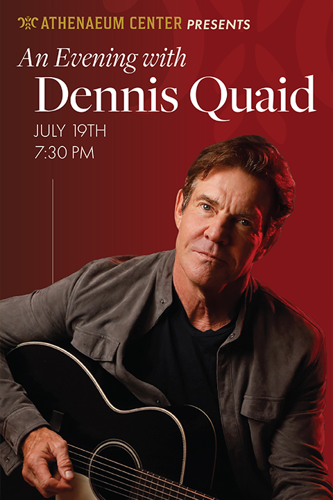 An Evening with Dennis Quaid in Chicago at Athenaeum Theatre 2024