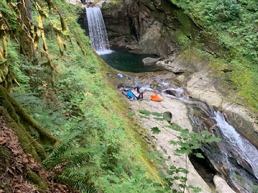 Woman survives falling and tumbling 150-feet at Washington state waterfall site