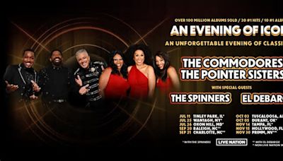 ‘An Evening of Icons’ with The Commodores and The Pointer Sisters: Where to get tickets