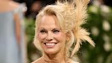 Pamela Anderson broke her makeup-free streak for her first Met Gala